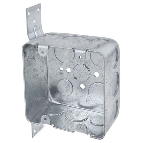 old work metal switch box 2 gang|2 gang metal outlet box.